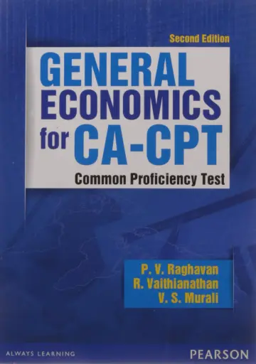 Cover of General Economics for CA-CPT