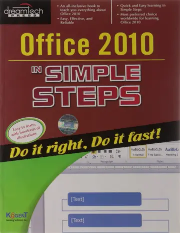 Cover of Office 2010 in Simple Steps