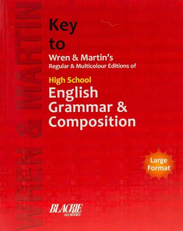 Cover of Key to High School English Grammar & Com
