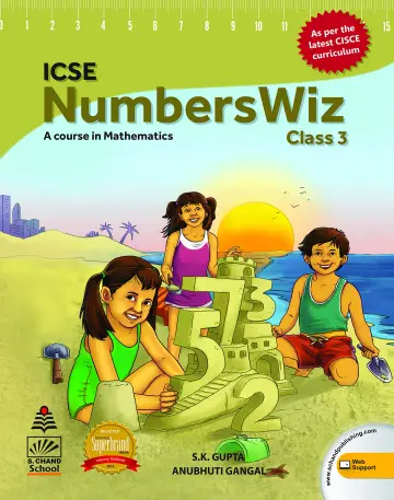Cover of ICSE NumbersWiz Class 3
