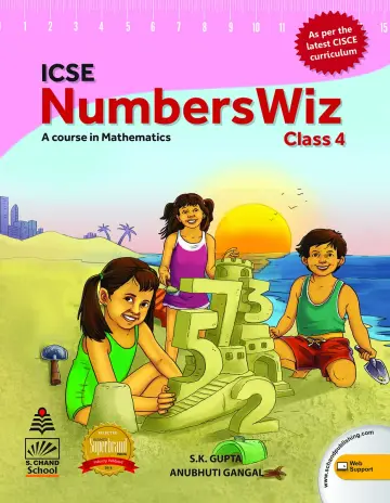Cover of Icse Numberswiz Class 4