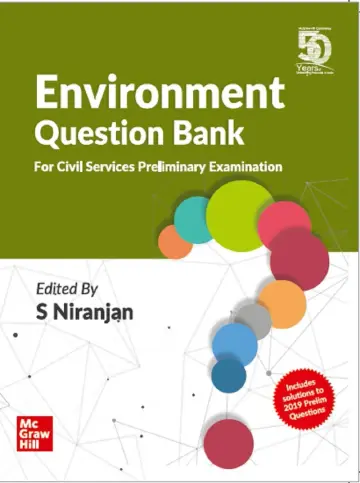 Cover of Environment Question Bank for Civil Services Preliminary Examination