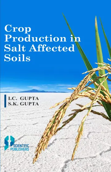 Cover of CROP PRODUCTION IN SALT AFFECTED SOILS I C Gupta