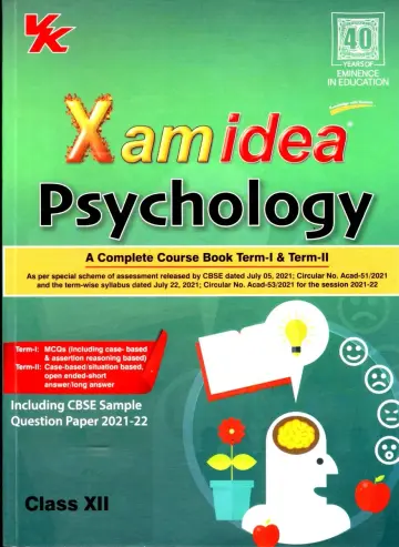 Cover of Xam Idea Psychology for Class 12 - Cbse - Examination