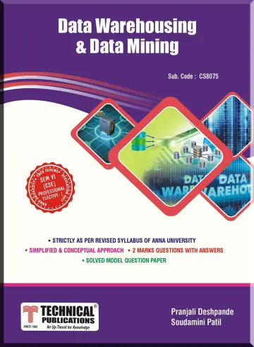 Cover of Data Warehousing and Data Mining for Anna University R17 CBCS