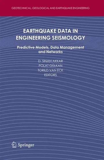Cover of Earthquake Data in Engineering Seismology