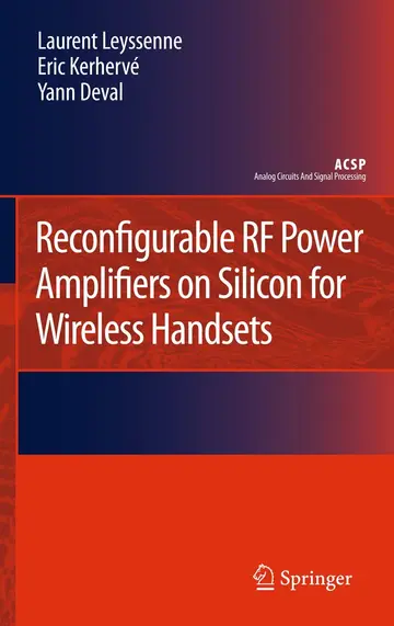 Cover of Reconfigurable RF Power Amplifiers on Silicon for Wireless Handsets