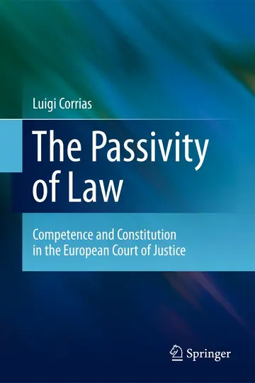 Cover of The Passivity of Law