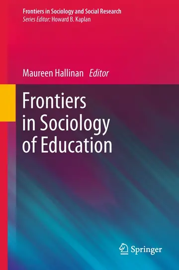 Cover of Frontiers in Sociology of Education