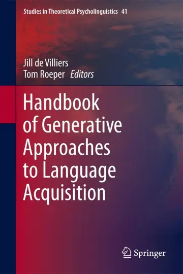 Cover of Handbook of Generative Approaches to Language Acquisition