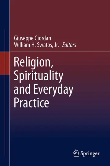 Cover of Religion, Spirituality and Everyday Practice