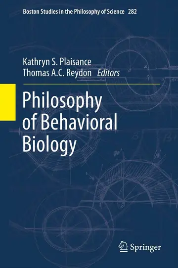 Cover of Philosophy of Behavioral Biology