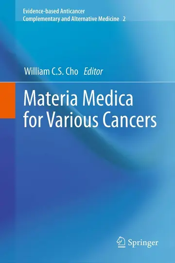 Cover of Materia Medica for Various Cancers