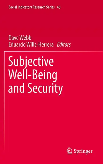 Cover of Subjective Well-Being and Security