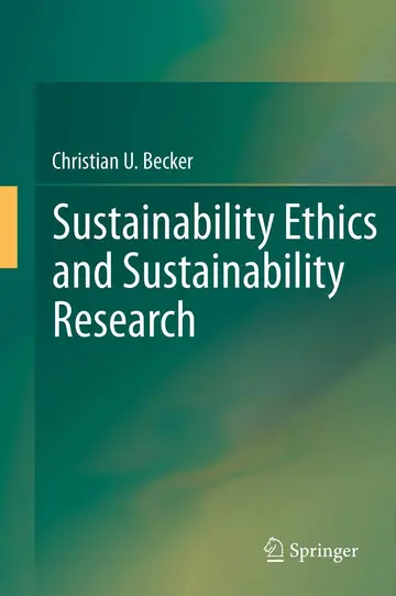 Cover of Sustainability Ethics and Sustainability Research