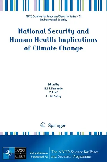 Cover of National Security and Human Health Implications of Climate Change