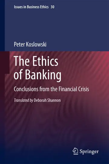 Cover of The Ethics of Banking
