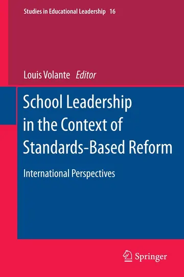 Cover of School Leadership in the Context of Standards-Based Reform