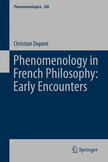 Cover of Phenomenology in French Philosophy