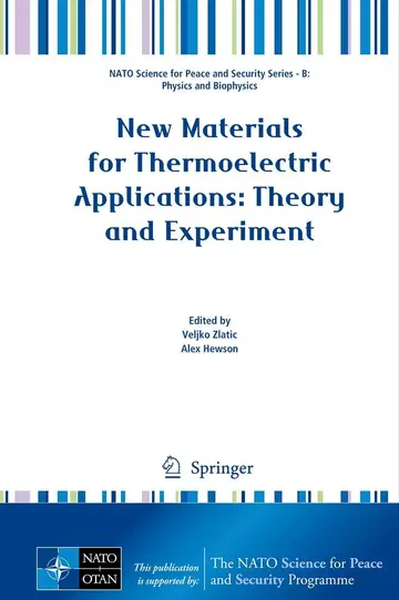 Cover of New Materials for Thermoelectric Applications