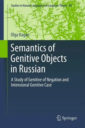 Cover of Semantics of Genitive Objects in Russian