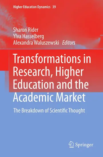 Cover of Transformations in Research, Higher Education and the Academic Market