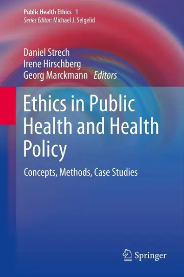 Cover of Ethics in Public Health and Health Policy