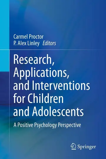 Cover of Research, Applications, and Interventions for Children and Adolescents