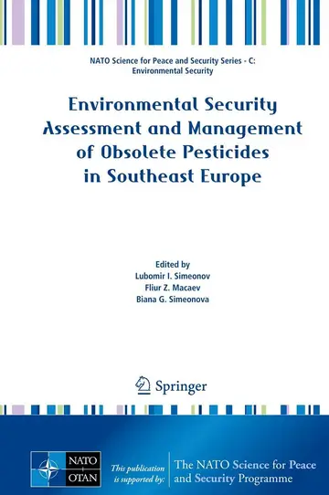 Cover of Environmental Security Assessment and Management of Obsolete Pesticides in Southeast Europe