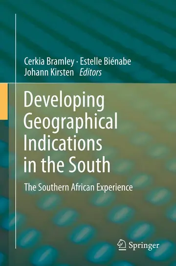 Cover of Developing Geographical Indications in the South
