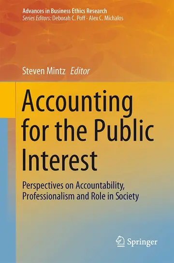 Cover of Accounting for the Public Interest