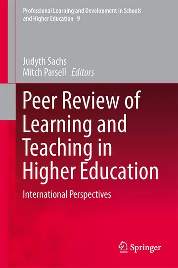 Cover of Peer Review of Learning and Teaching in Higher Education