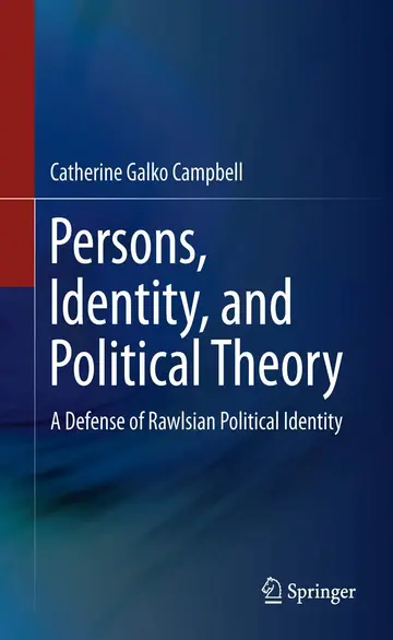 Cover of Persons, Identity, and Political Theory