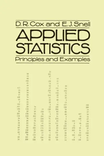 Cover of Applied Statistics