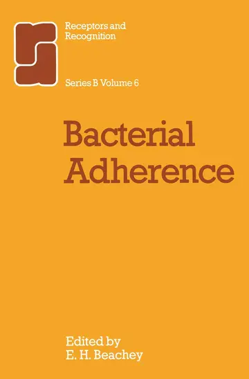 Cover of Bacterial Adherence