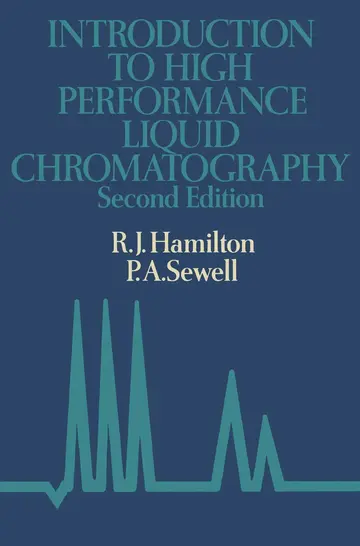 Cover of Introduction to high performance liquid chromatography