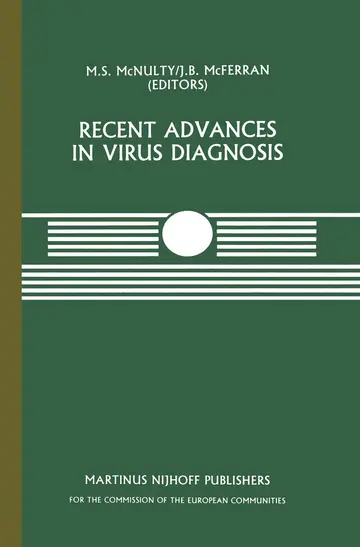 Cover of Recent Advances in Virus Diagnosis