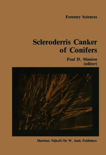 Cover of Scleroderris canker of conifers