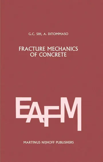Cover of Fracture mechanics of concrete