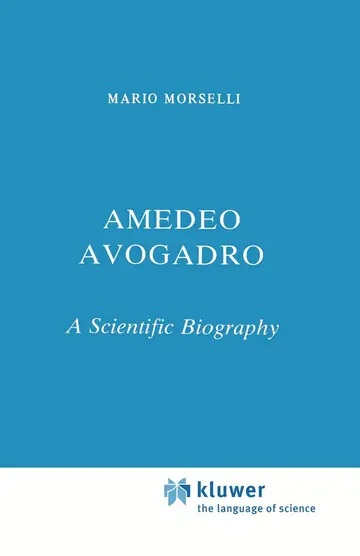 Cover of Amedeo Avogadro