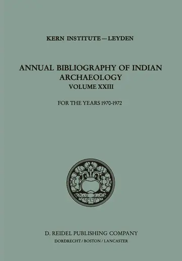 Cover of Annual Bibliography of Indian Archaeology