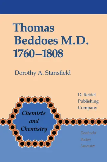 Cover of Thomas Beddoes M.D. 1760–1808