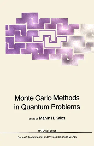 Cover of Monte Carlo Methods in Quantum Problems