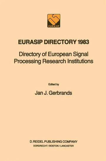 Cover of EURASIP Directory 1983
