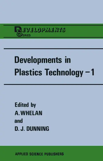 Cover of Developments in Plastics Technology―1