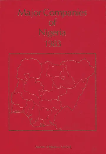 Cover of Major Companies of Nigeria 1983