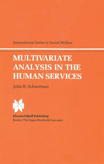 Cover of Multivariate Analysis in the Human Services