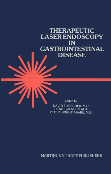 Cover of Therapeutic Laser Endoscopy in Gastrointestinal Disease