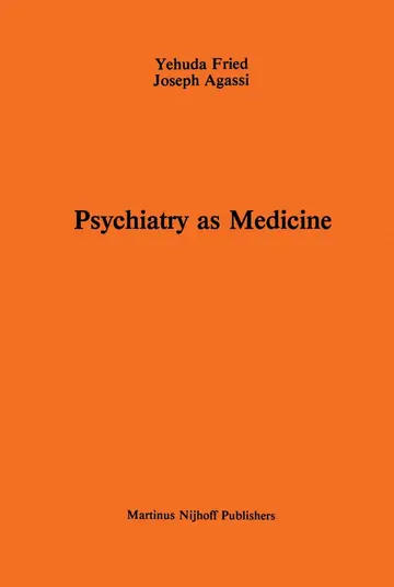 Cover of Psychiatry as Medicine