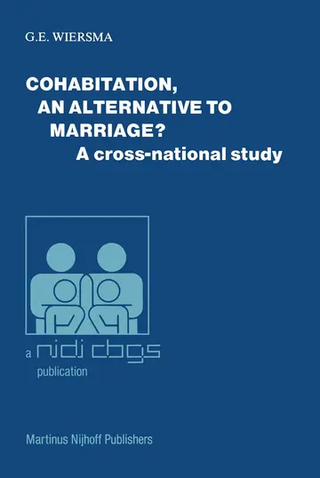 Cover of Cohabitation, an alternative to marriage?